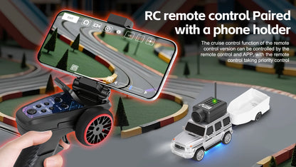 WLtoys 1/64 Mini RC Car with 720P FPV Camera Wifi APP Control 2.4G Reomte Contorl Racing Vehicle Toy for Children 6405 6406.