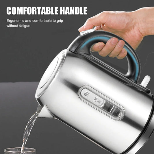1850-2200W Electric Kettle 1.7L Electric Water Boiler Stainless Steel Electric Boiler Home Kettle Auto-off overheat protection.