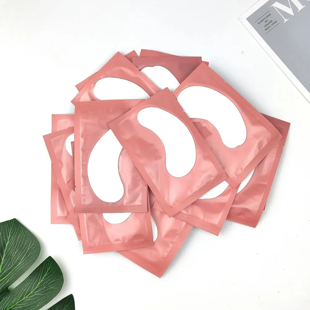 50/500/1000pcs Hydrogel Patches for Eyelashes Building Eyelash Extension Under Eye Pads Lash Stickers Tools Wholesale LAUKISS.
