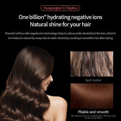 5 in 1 Professional Hair Dryer, with Hot and Cold Air Functionality - Lightweight and Thermostatic Styling Tool for Smooth Hair