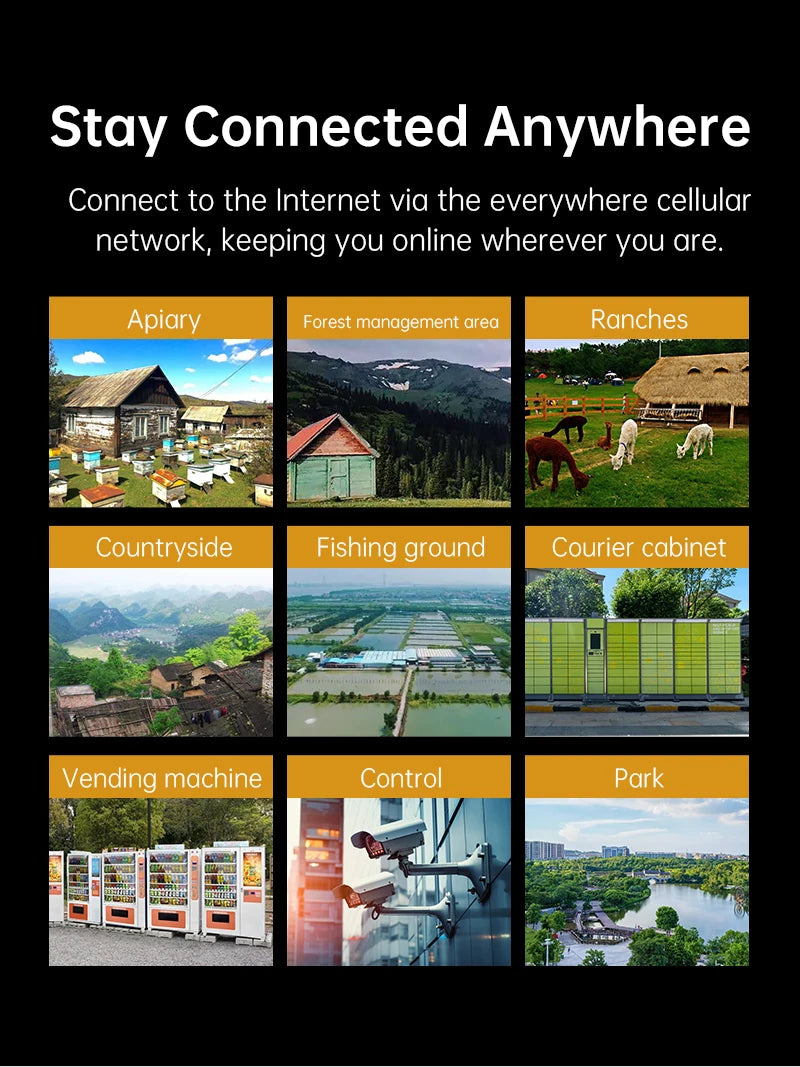 Plery IP66 CAT4 AX300 4G Router WiFi6 Outdoor Router For IP Camera/CPE 300Mbps Global LTE Router POE/DC Power 2*5dBi Antennas