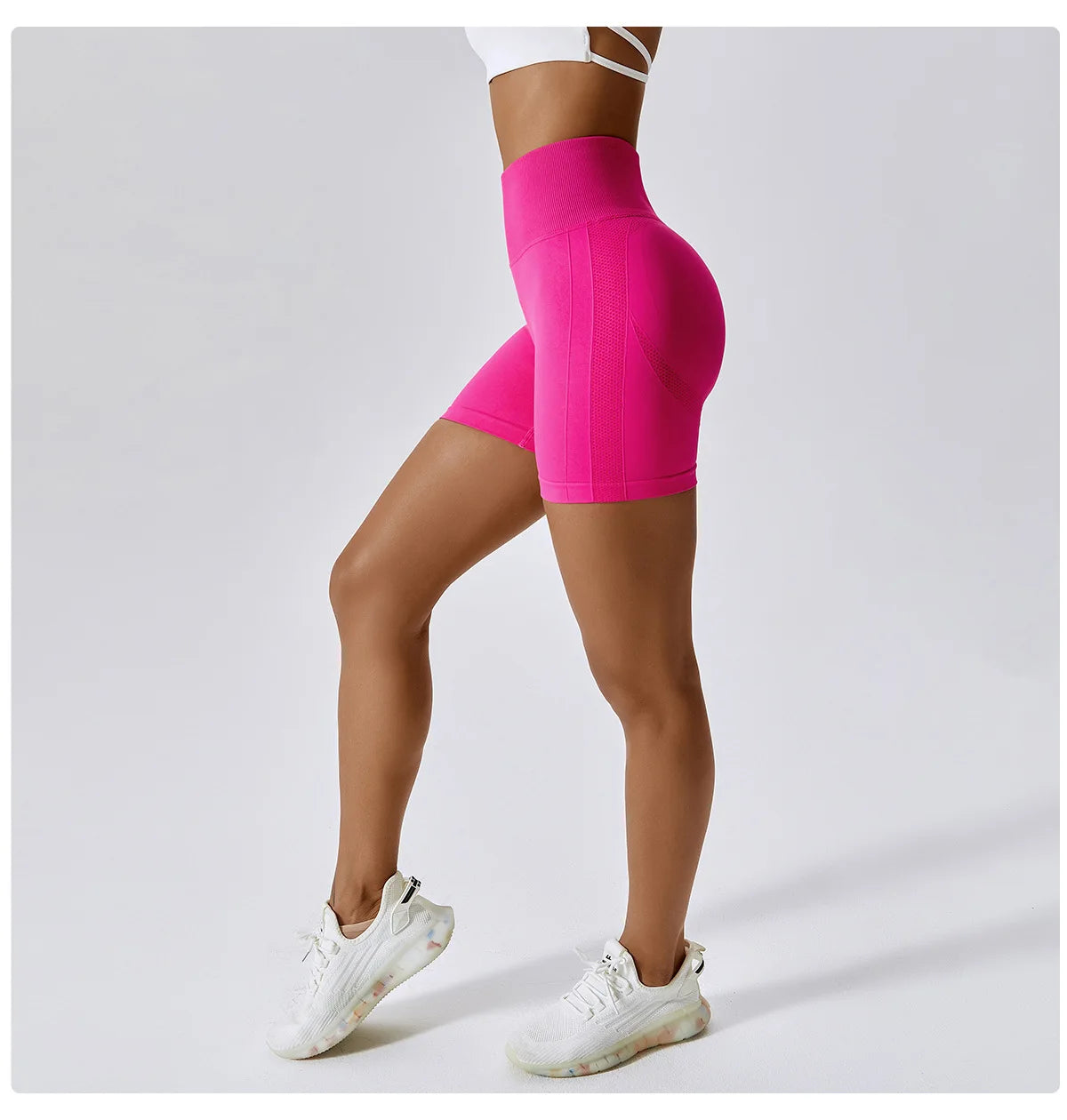 Women Shorts Seamless Sports Shorts For Women Cycling Jogging Fitness High Waist Push Up Gym Shorts Leggings Women Yoga Clothing.