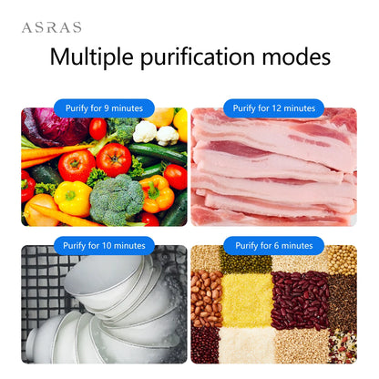 ASRAS high-quality 304 stainless steel multifunctional kitchen sink intelligent food purification large-sized sink nano gray