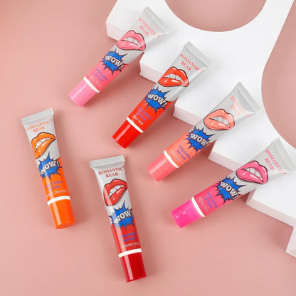 Magic 6 Colors Peel Liquid Lipstick Waterproof Lasting No Fading Lip Ink Tear Lip Gloss Tattoo Dyed Lip Glaze Lips Cosmetics.