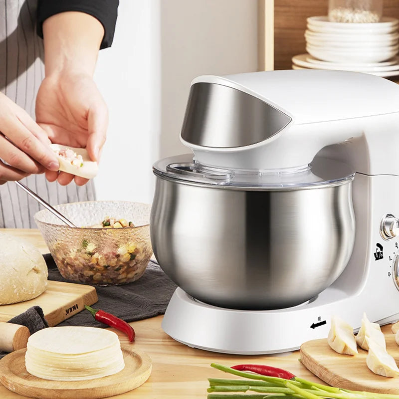 DIVEDEER Multifunctional Chef 3.5L Dough Kneading Machine Fully Automatic Household Electric Egg Beater Baby Food Processor.