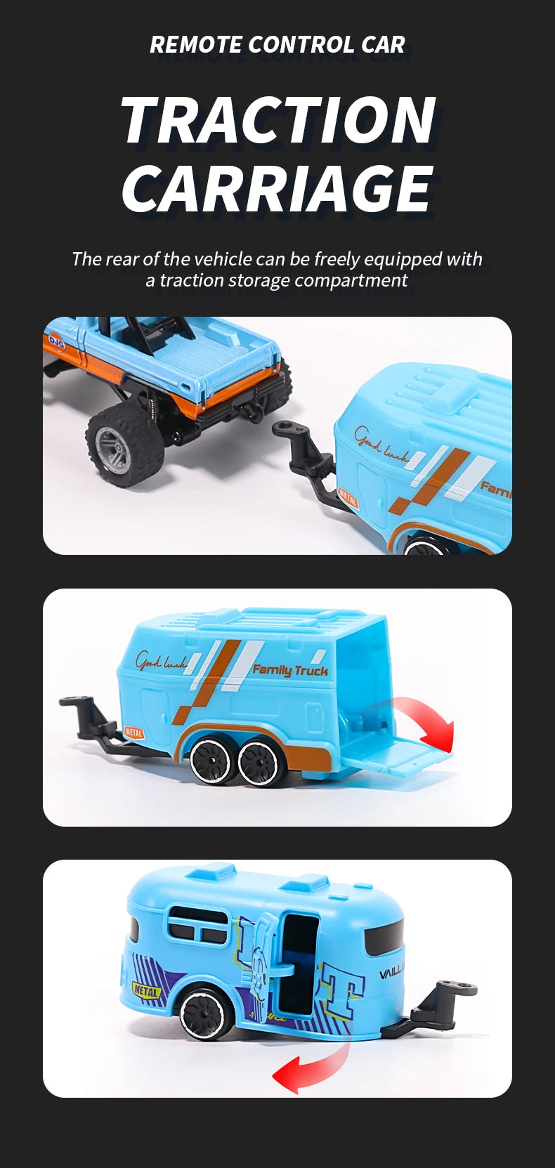 RC 1/64 Speed Mini Off-Road Climbing Car Alloy Cool Appearance Light Shock Absorption With LED Light Toy For Children's Gift.