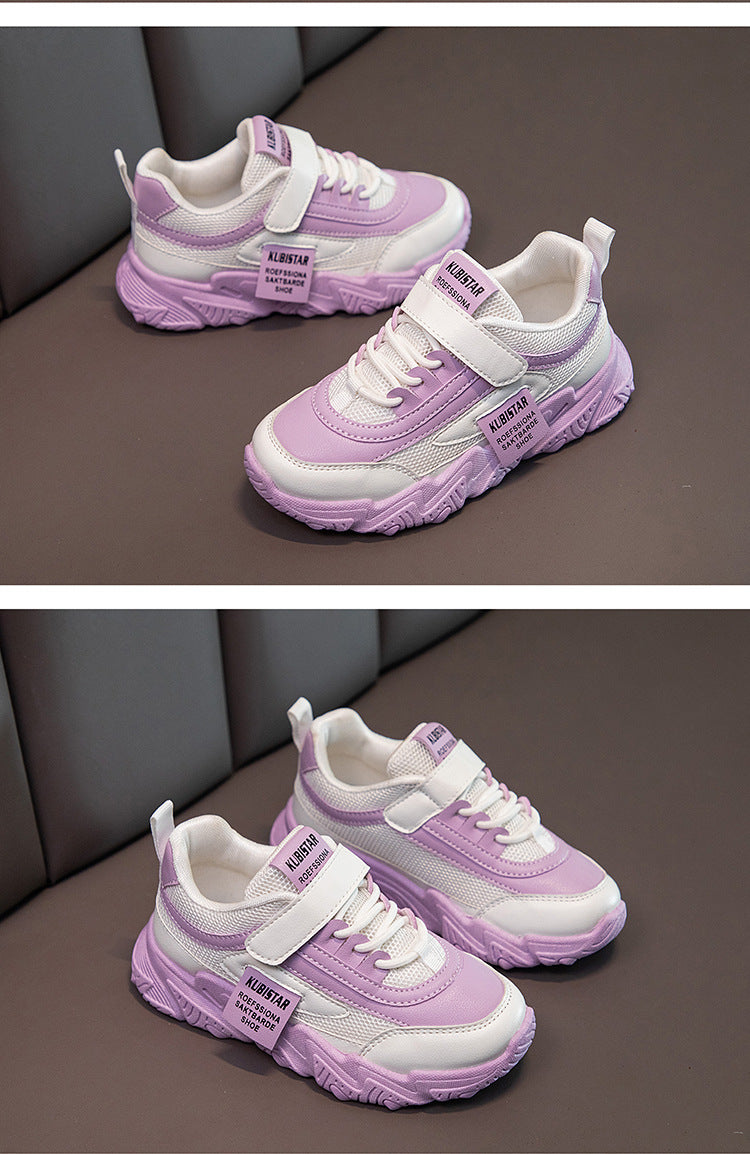 Kids Sports Shoes Children Casual Running Shoes for Boys Girls Air Mesh Breathable Fashion Sneakers Spring Summer Anti-skid Soft.