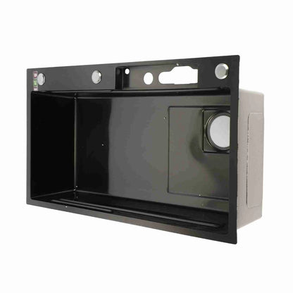 Digitalanzeige-Küchenspüle, professionelle gebürstete, verdickte Digitalanzeige, Doppelspüle aus Edelstahl für die Küche