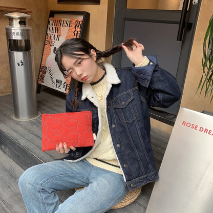 2025 Cute Rabbit Travel Cosmetic Lipstick Purse Storage Bag Kawaii Women Makeup Handbags Organizer Wallet Pouch Pencil Case Bags