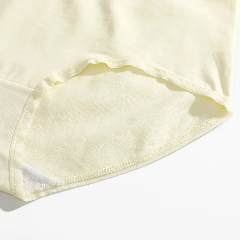 3Pcs/Set Women's Seamless Cotton Briefs Women Panties Solid Color Breathable Underwear Female Low Waist Soft Lingerie S-XXL.