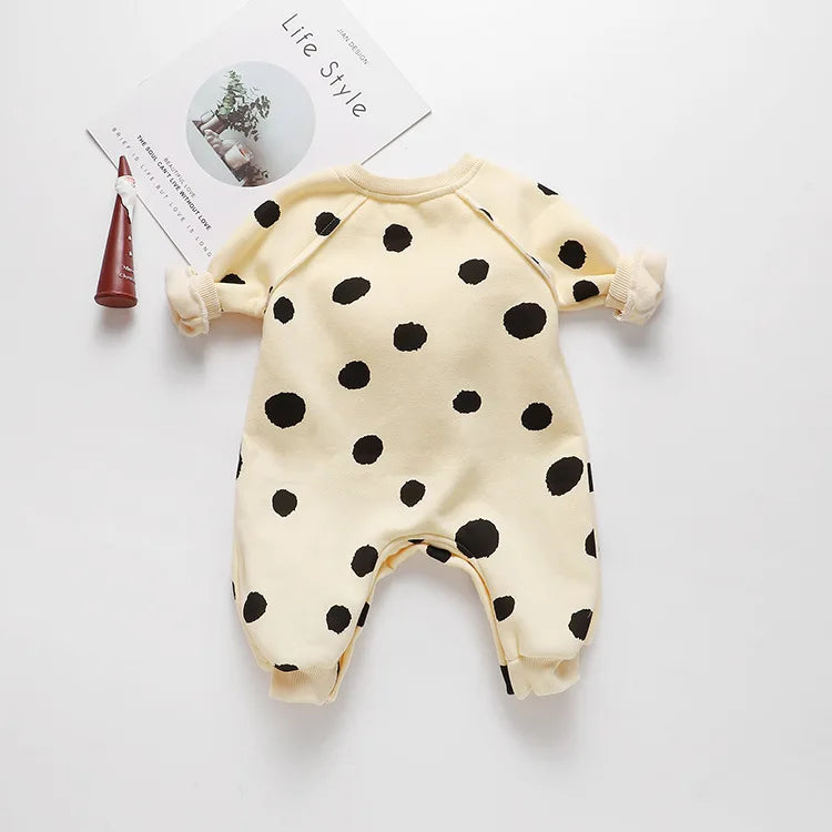 Frühling Baby Kleidung Banana Strampler Baumwolle Nachtwäsche Koreanische Neugeborene Kleidung Junge Mädchen Body Banana Dot Kleinkind Overall.