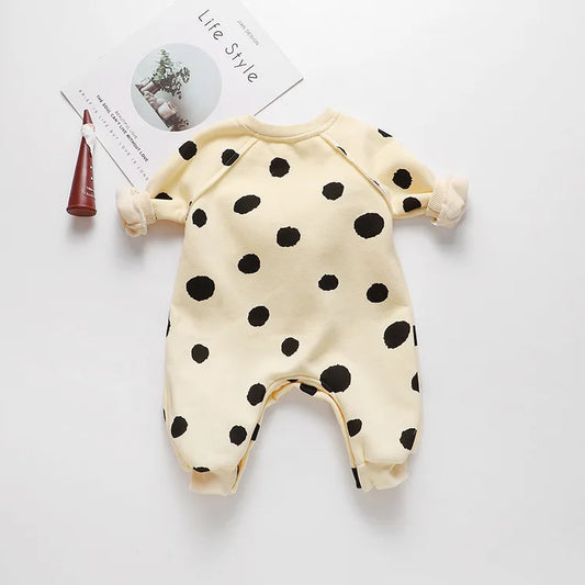 Frühling Baby Kleidung Banana Strampler Baumwolle Nachtwäsche Koreanische Neugeborene Kleidung Junge Mädchen Body Banana Dot Kleinkind Overall.