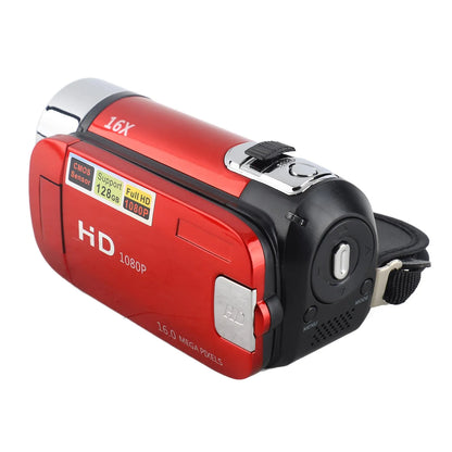 16MP 1080P Digital Video Camera Recorder 16X Digital Zoom Built-in Microphone Speaker 2.4Inches TFT Screen Lightweight Camcorder.