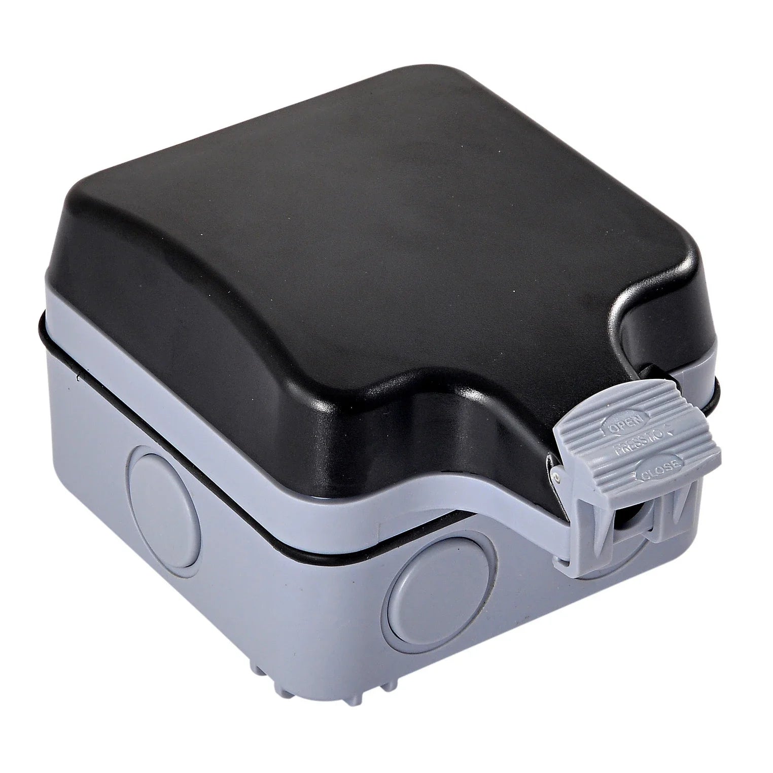 Melery Outdoor-Wandsteckdosen, EU-Stecker, elektrische Steckdosen, IP66, staubdicht, für den Außenbereich, Garten, Masterplug, Rasen.