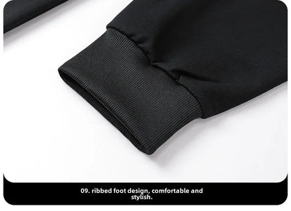 Spring Autumn Men's Casual Sports Suit Round Neck Sweatshirt Long Sleeves Pants One Whole Set Clothing Fashion