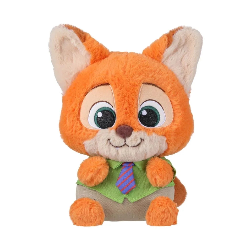 MINISO Disney Zootopia Judy Niki Changeable Sitting Posture Plush Toy Stuffed Animal Movie TV Theme Collectible Figure.