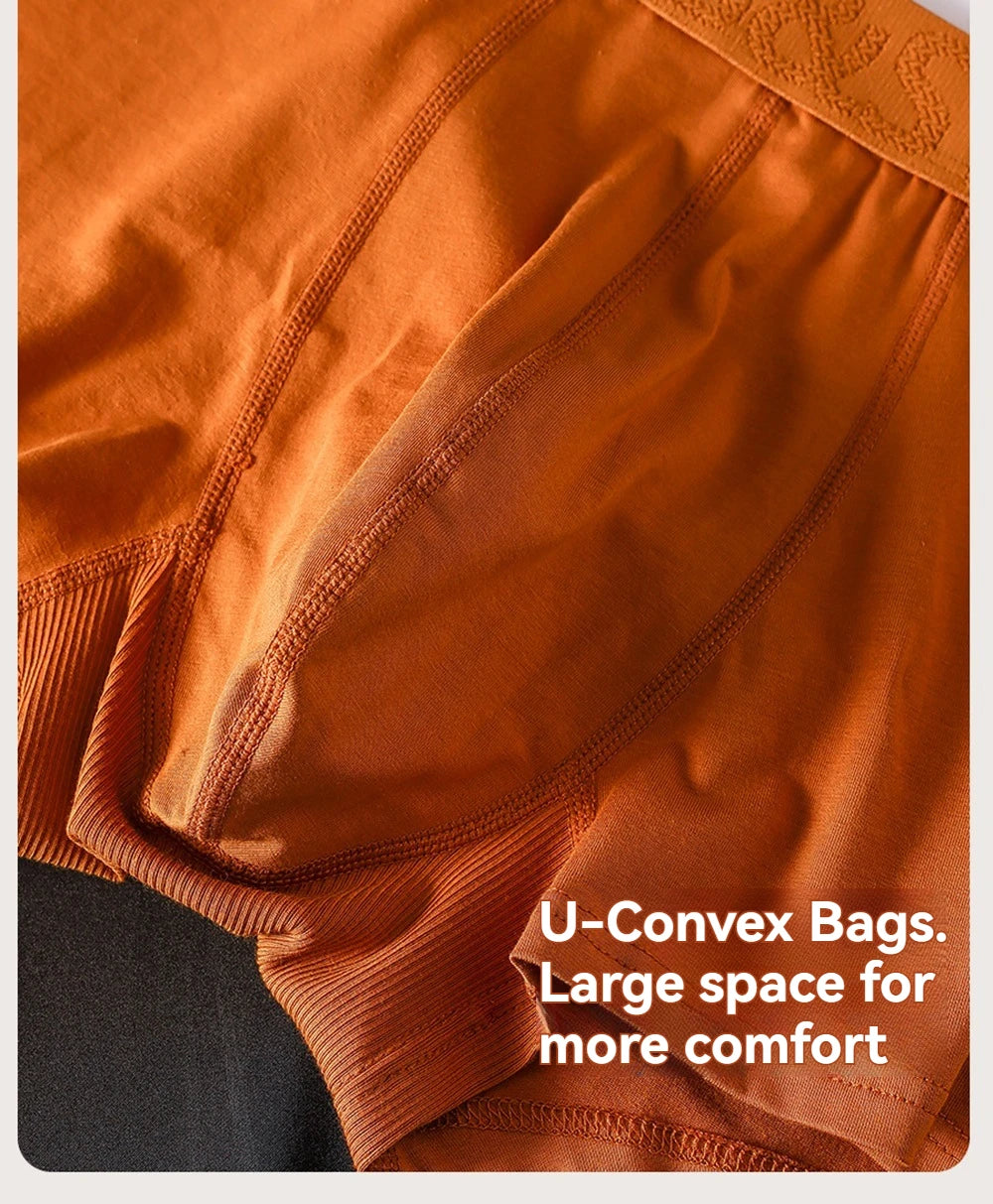 3 Teile/paket 100% Baumwolle Antibakterielle Boxer Hombre Doppel-schicht Atmungsaktive Hygroskopischen U Pouch Unterwäsche Mode männer Höschen