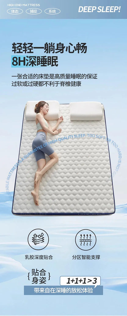 Latex matratze nach Hause gepolstert Studenten wohnheim Tatami verdickt Einzel-und Doppel benutzer definierte Memory Baumwolle Bett matte