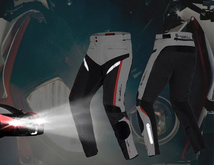 GHOST RACING Motorcycle Racing Jacket Man Waterproof Dirt Bike Pants Set With Protection Racing Suit Motocross Jacket Motor Suit