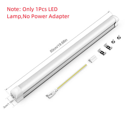 1-2PCS 25W T8 Led Tube Light,High Efficiency Saves 50% Energy Replacement for Fluorescent Tubes,Workshop Warehouse Lighting.