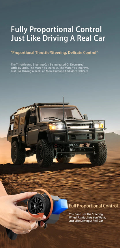 MN82S RC Crawler 1/12 Full Scale LC79 RC Pickup Short Truck 4WD Remote Control Climbing Off-road Car Toys for Kids Adults Gifts.