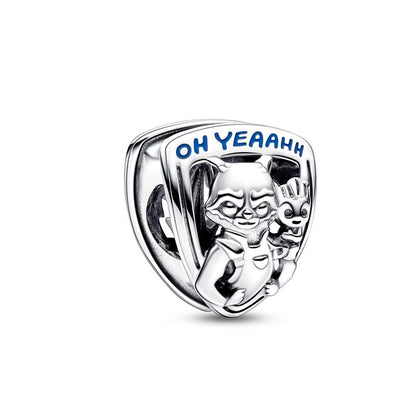 100% 925 sterling silver Disney 100th anniversary charm beads suitable for original DlY bracelet, women's fashion gift