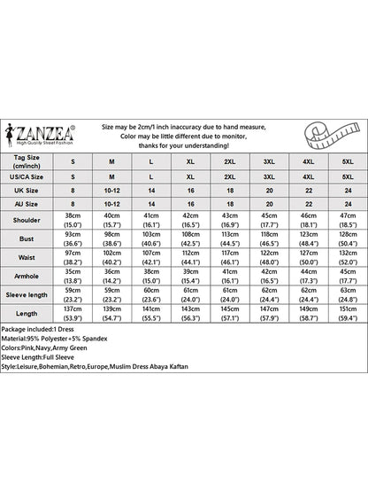 2025 Autumn Muslim Dresses Abaya ZANZEA Women Elegant Long Sleeeve Floral Dress Dubai Robe IsIamic Clothing Maxi Long Sundress.