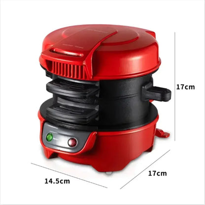 Multifunctional breakfast maker Mini Burger Sandwich Maker Machine 110V 220V Home Kitchen Electric Burger Maker Machine.