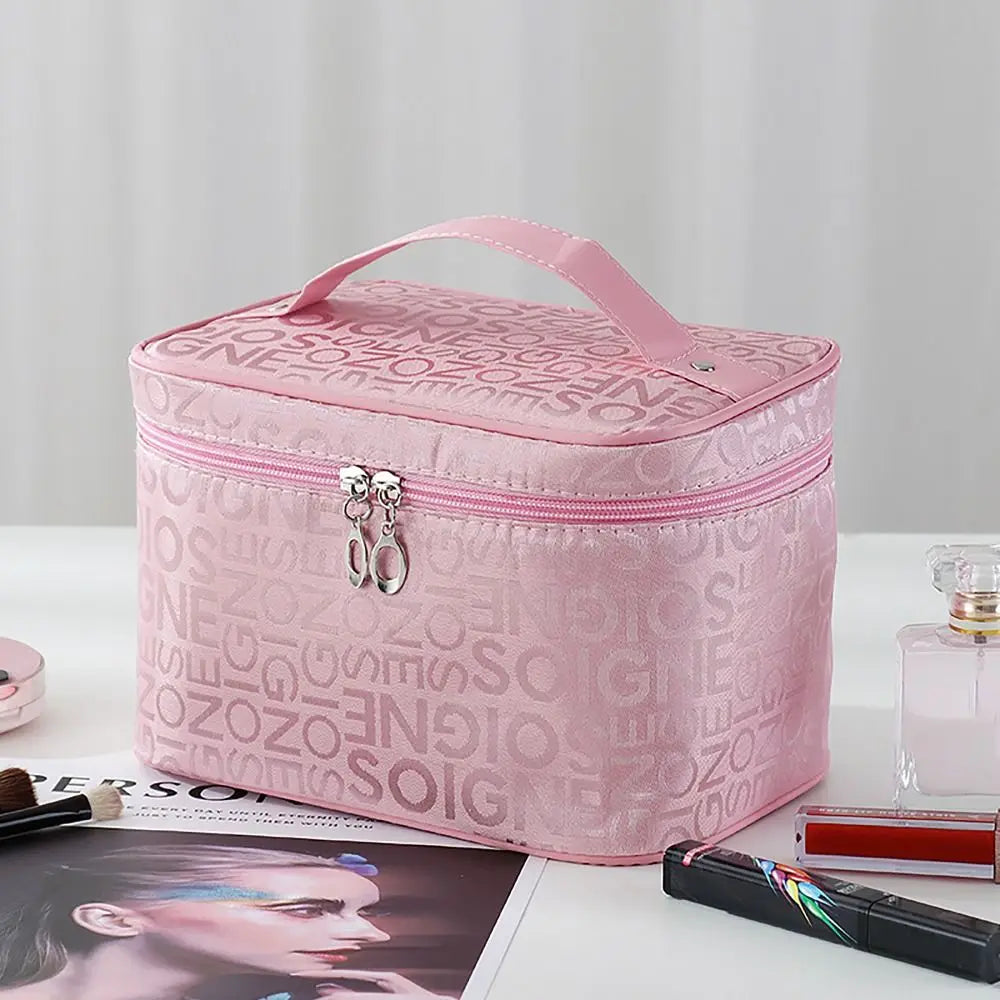 Storage Organizer Makeup Bag Convenient Large Capacity Makeup Accessory Cosmetic Pouch Waterproof Travel Cosmetic Bag Home.