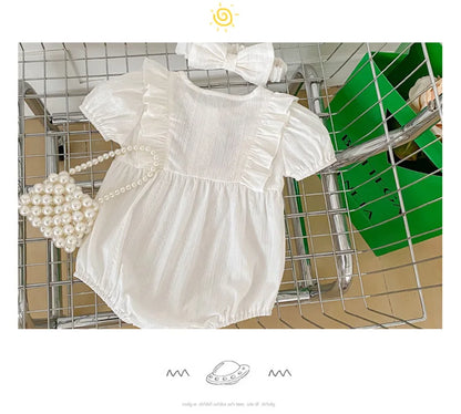 MILANCEL Sommer Baby Kleidung Kleinkind Girs Ein Stück Stickerei Body