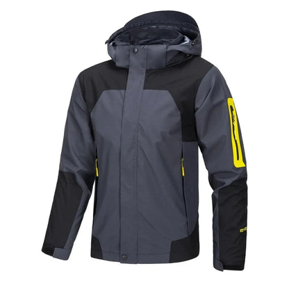 Punching Jacket Men's Jacket Spring and Autumn Outdoor Pilot Hooded Baseball Mountaineering Clothing Jacket Men Women.