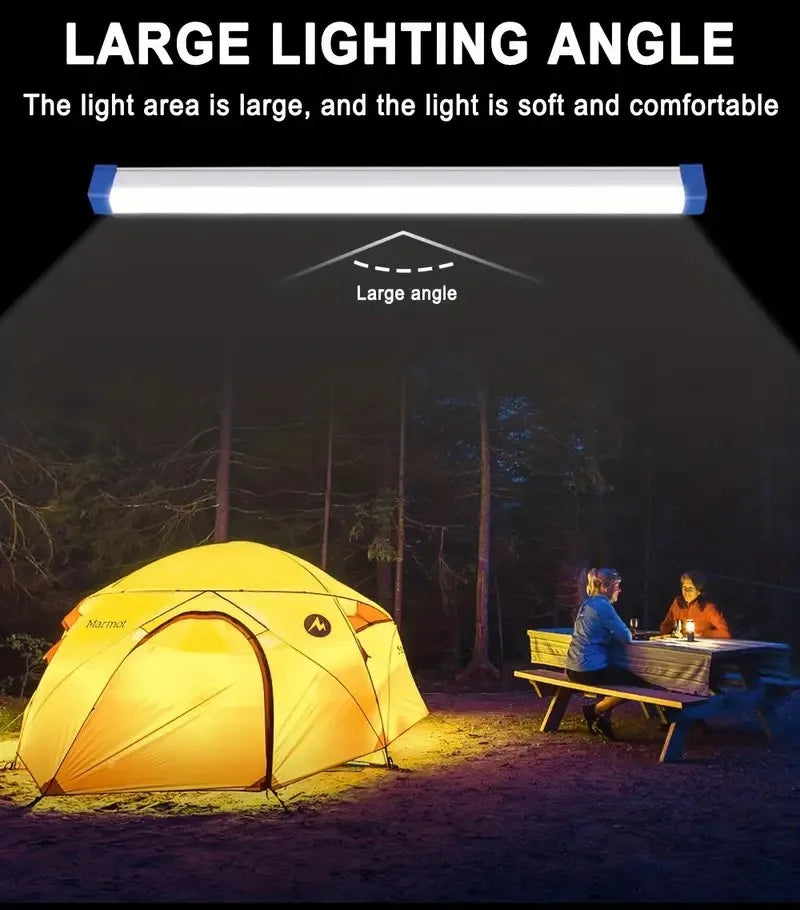 LED Bar light Rechargeable Tube Camping Lamp Magnetic Suspension Portable Light Bulb for Emergency Night Market Outdoor Lighting.