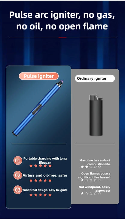 Aromatherapy Candle Extended Gas Stove Gas Electronic Charging Igniter, Household Ignition Gun Igniter Lighter.