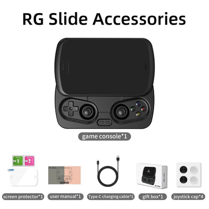 ANBERNIC RG Slide Portable Game Console 4.7-inch LTPS Transparent Display Screen 1280*960 Resolution Classic Video Game Player.