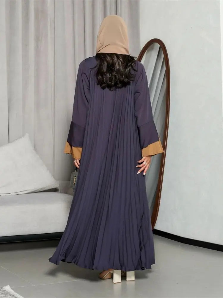 Ramadan Abayas For Women Eid Open Kimono Abaya Damen Dubai Muslim Kaftan Dress Islam Clothing Kebaya Caftan Marocain Robe Femme.