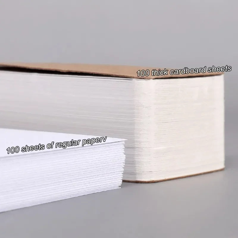 400/100 Blatt Kraftpapier, leere Karteikarten mit Binderingen, Spiralnotizblöcke, Mini-Notizbücher, Lernkarten, Buch, Kawaii-Briefpapier.