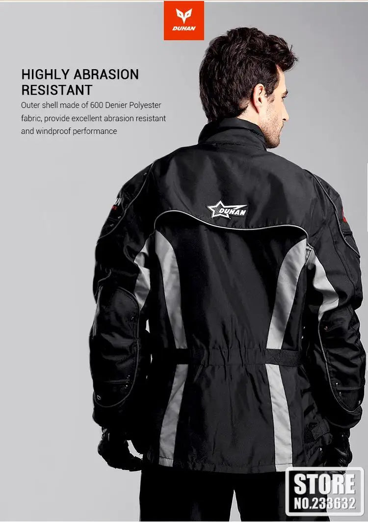 New Winter Motorcycle Jacket Warm Motorcycle Pants Wear-resistant Motorcycle Motocross Jacket Windproof Moto Protector.
