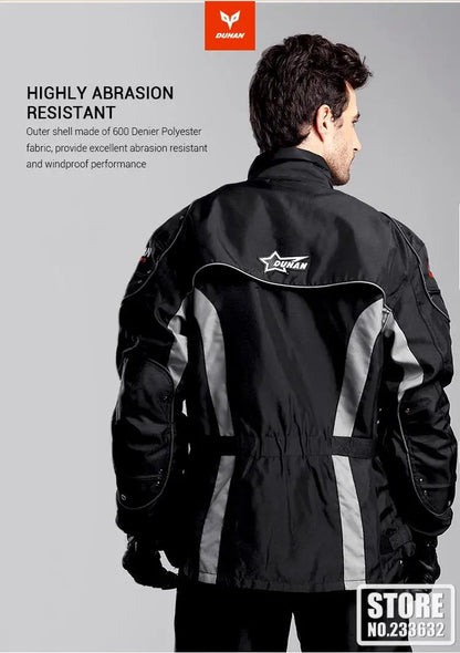 New Winter Motorcycle Jacket Warm Motorcycle Pants Wear-resistant Motorcycle Motocross Jacket Windproof Moto Protector.