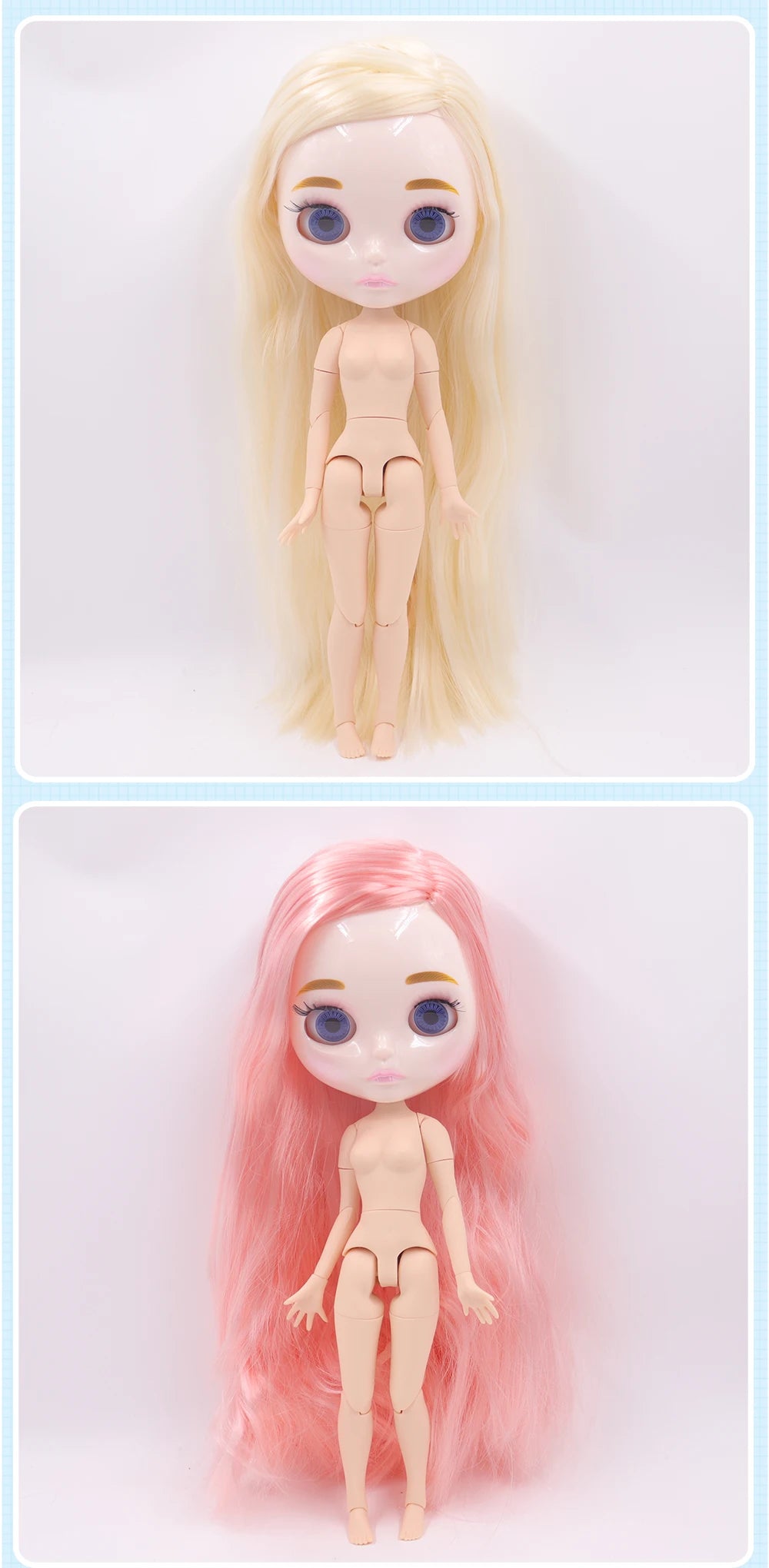 ICY DBS Blyth Doll 1/6 Joint Body 30CM BJD toys Natural shiny face with extra hands AB DIY Fashion Dolls girl gift.