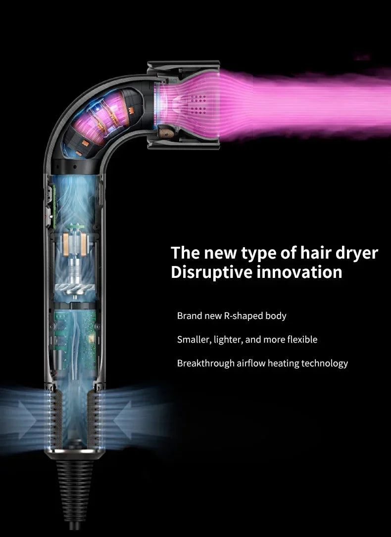 Super Hair Dryer Leafless Hair dryer Personal Hair Care Styling Negative Ion Tool Constant Anion Electric  Dryers.