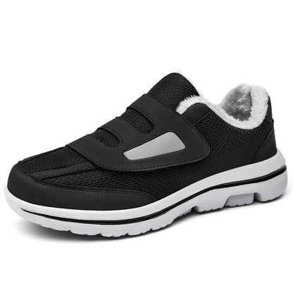 Winter Warm Elderly Shoes With Wide Toe Box Diabetic Shoes For Fat Foot Orthopedics Swollen Feet Thumb Eversion Foot Pain Relif.