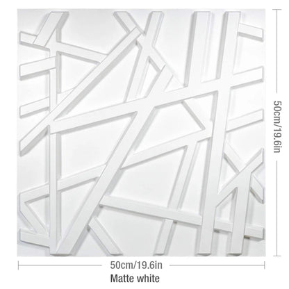 4pcs/ 50x50cm 3D Wall Panels Indoor Wall Decoration for Living Room Bedroom Hotel Office Mural Tile-Panel-Mold 3D Wall Sticker