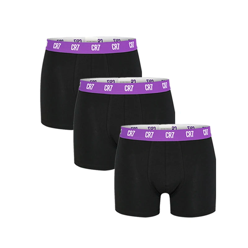 CRIIS SEVEN 7 Boxershorts für Herren, Cristiano Ronaldo, Basic-Unterwäsche aus Baumwolle, Herren-Badehose, Turnhose, bequeme Unterhose
