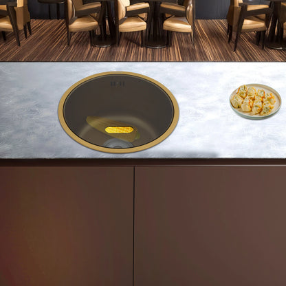 Runde Küchenspüle, Küchenspüle, Einzelschüssel, Spüle, Küchenspüle