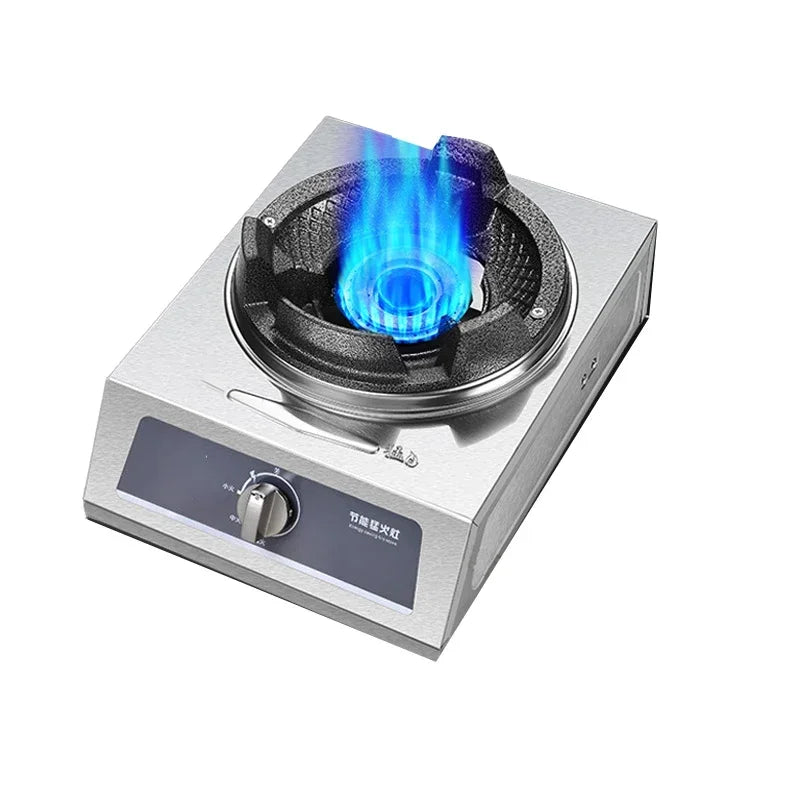 Furious Fire Stove Commercial Single Stove Liquefied Gas Stove Stir-frying High pressure stove stainless steel desktop gas stove.
