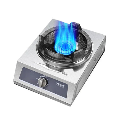 Furious Fire Stove Commercial Single Stove Liquefied Gas Stove Stir-frying High pressure stove stainless steel desktop gas stove.