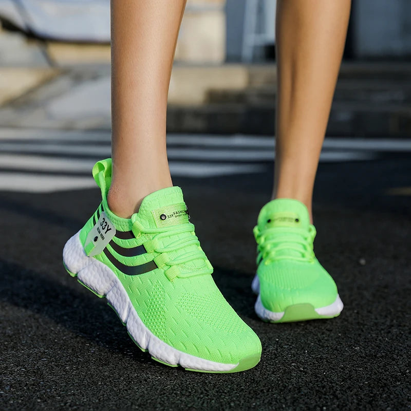 Men Casual Sport Shoes Breathable Lightweight Sneakers Outdoor Mesh Black Running Shoes Athletic Jogging Tenis Walking Shoes.