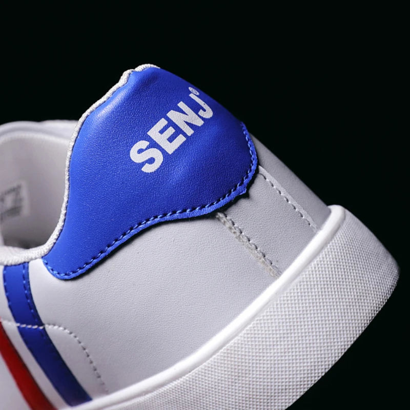 High Quality Men Sneakers Leather Outdoor Casual Shoes Lace-up Hot Sale Mens Vulcanized Shoes Trendy Men Shoes New Tenis Hombres.