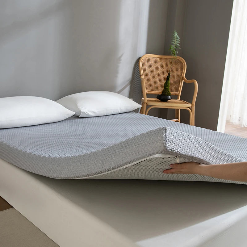 Anpassbare Memory-Schaum-Latexmatratze, Heimbettmatratze, weiches Schlafzimmerkissen, speziell für Mietzimmer