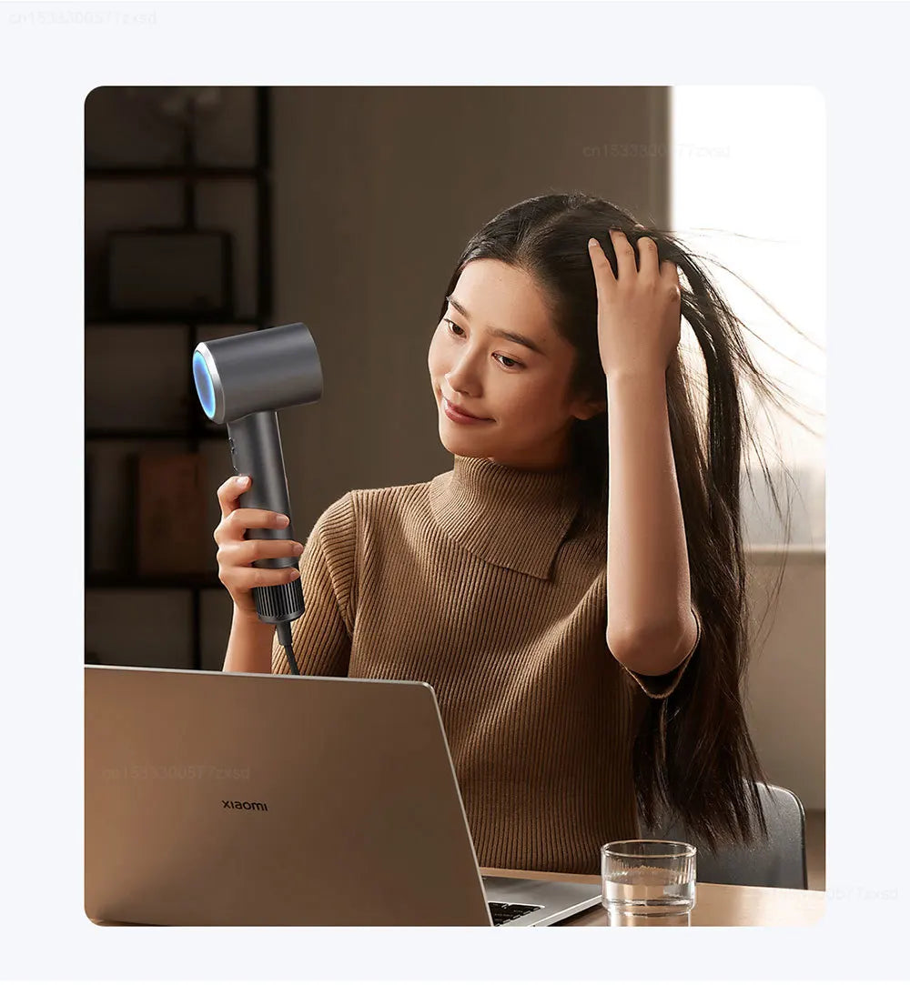 Original Xiaomi Mijia H501 High Speed Anion Hair Dryer Wind 62m/s 1600W 2min Quick Drying Professional Hair Care Negative Lon